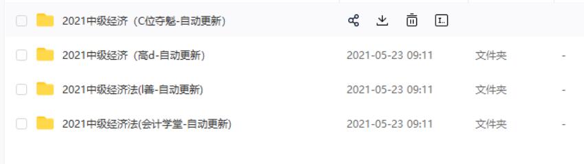 2021年中级会计押题班 限时特价9.9元