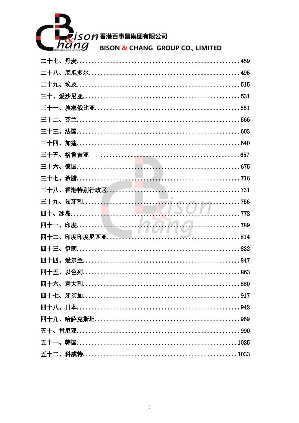 中国签订的避免双重征税协定合集