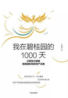 财务管理书籍推荐：《我在碧桂园的1000天》PDF版免费下载
